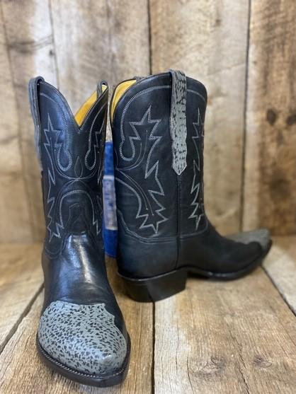 Black Calf & Grey Shark Tres Outlaws Men's Classic 5003