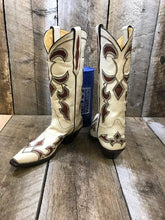 Old El Paso Bone & Brown Stingray Inlays Women's Classic 1449 *