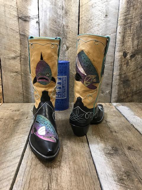 Mr. Trout "Yellowstone Collection" Tres Outlaws Women's Classic Boot 1598 *