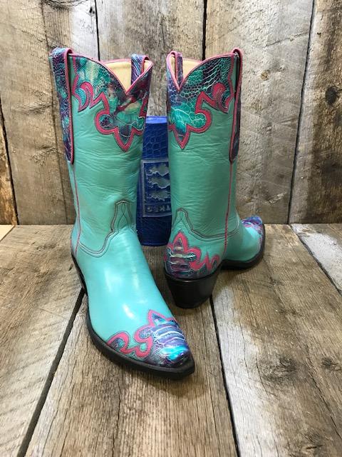 Turquoise & Ostrich Leg Women's Classic 2117 *