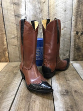 Buffalo Brown & Black Gator Tres Outlaws Men's Classic Boot 4008*