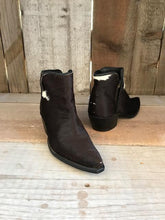 Hair On Calf Black Tres Outlaws Flamingo Zip Boot 1456