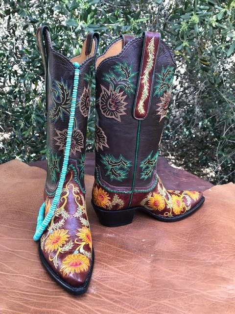 " Oregon " Kangaroo Laced Multi Color Thread Tres Outlaws Classic " Spring Collection" 2038