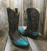 Ranch Horse & Turquoise Calf Skin 1562