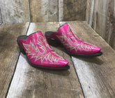 "A Stitch In Time" Metallic Black Stitch Tres Outlaws Mule 1423