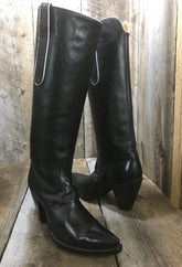 Wear 'em Out Black Kangaroo Falconhead Women's Tall Boot 1432 *