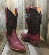 Ostrich Leg & Calf Skin Tres Outlaws Women's Classic Boot 1522