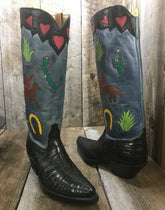 Blue Paradise Southwestern Gator Women's Tall 1779