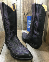 Black Calf & Lizard Men's Classic Boot 3407