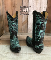 Turquoise Stud Tres Outlaws Women's Boot  1110