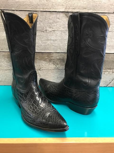 Alligator belly boots best sale