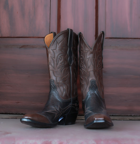 Black & Brown Kangaroo Stitch All Over Women's Classic 603