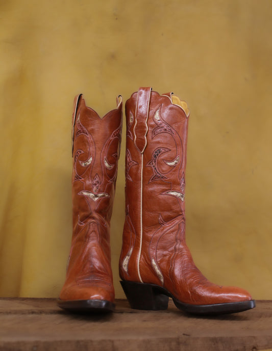 Kangaroo with Python Inlay Women's 818
