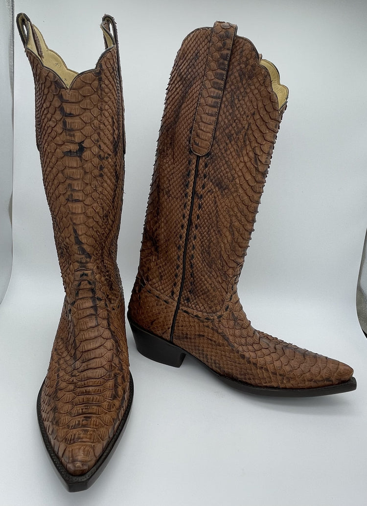 Falconhead Brown Python Tres Outlaws Women's Classic 177