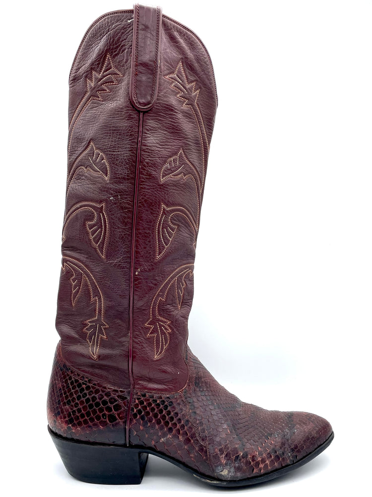 Brown Snake & Calf Tres Outlaws Men's Classic -415