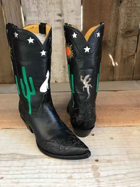 Arizona Black Buffalo  Cacti Tres Outlaws Women's Classic Boot 2072