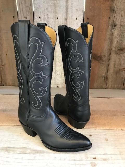 Black French Calf Tres Outlaws Women's Classic 2076 @*