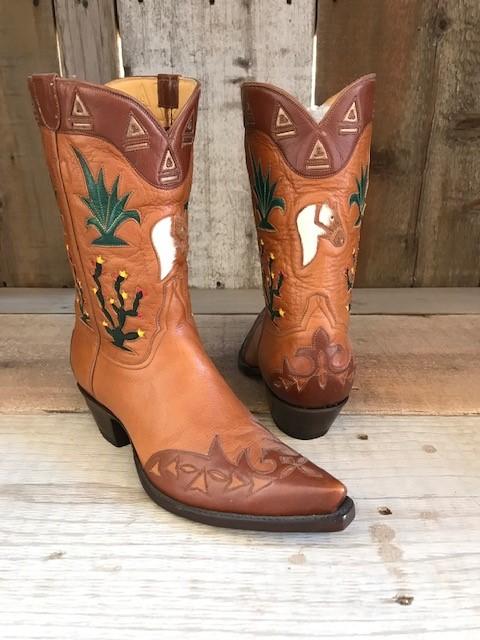 Calf Cacti Tres Outlaws Women's Classic  Boot 2090@