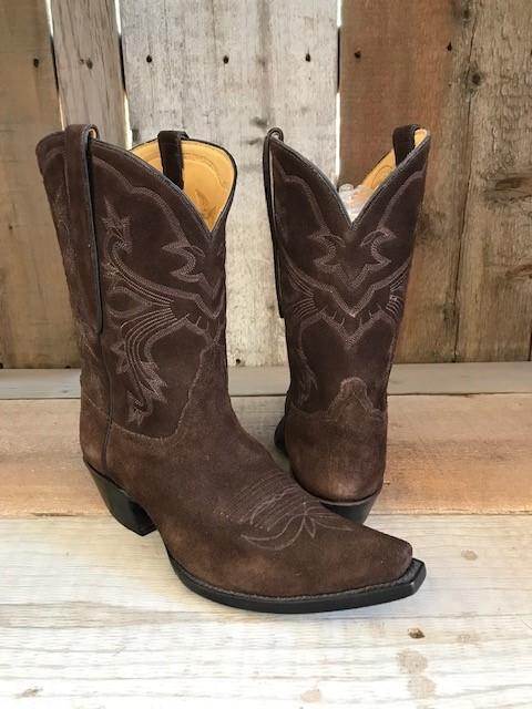Choco Suede Roughout Tres Outlaws Women's Classic Boot 2127@