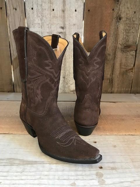Choco Suede  Roughout Tres Outlaws Women's Classic Boot 2562@