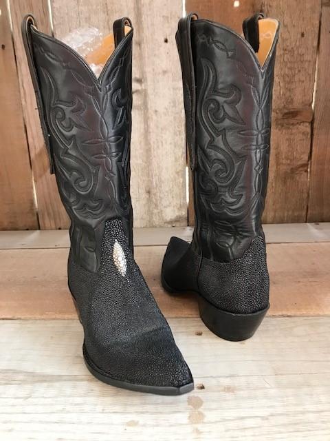 Navy Hair On Tres Outlaws Women's Classic Boot 2508@