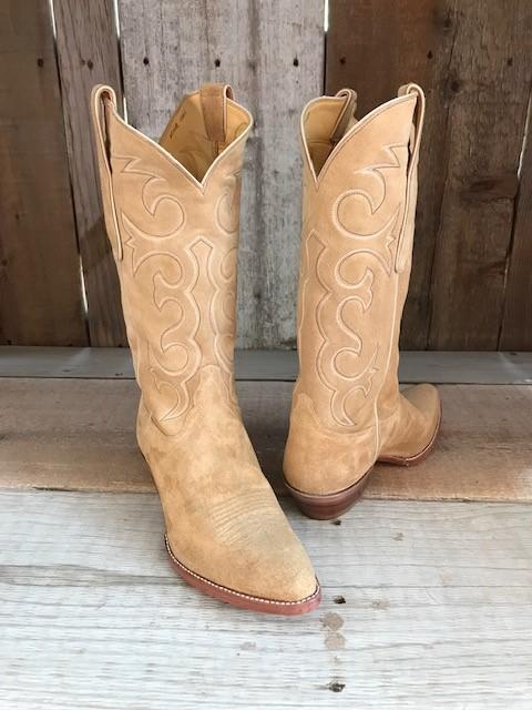 Natural French Suede Tres Outlaws Women's Classic Boot 2369@