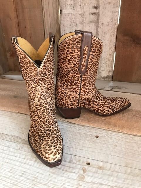 Baby Hair On Leopard Tres Outlaws Women's Classic Boot 1264