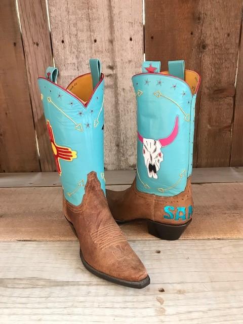 Rodeo Santa Fe Tres Outlaws Women's Classic Boot 1283@