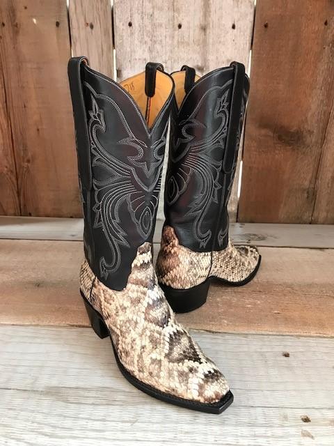 Natural Rattlesnake Tres Outlaws Women's Classic Boot 1232@