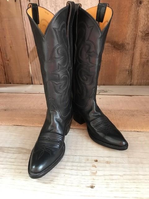 Black French Calf Tres Outlaws Women's Tall  Boot  1242 @