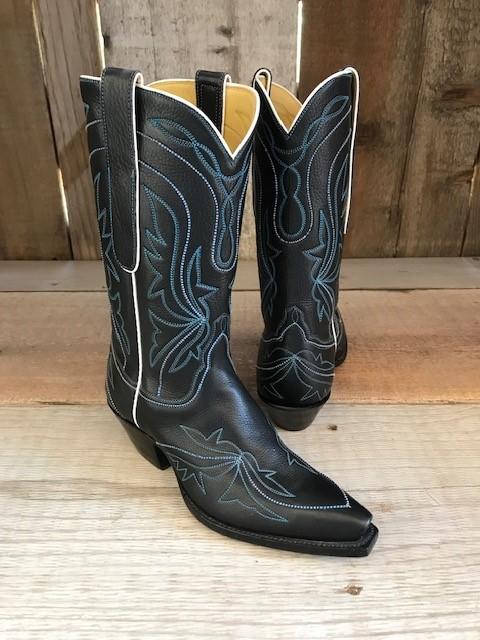 Black Deer  Stitch All Over Tres Outlaws Women's Classic Boot 1121@