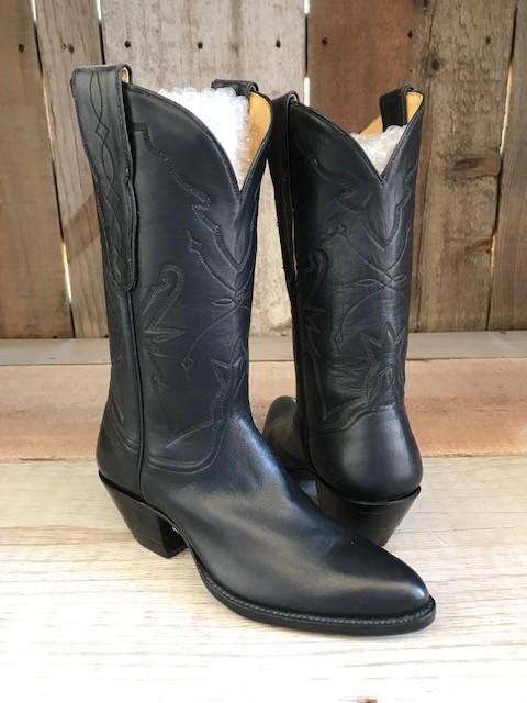 Black French Calf Tres Outlaws Women's Classic  918@