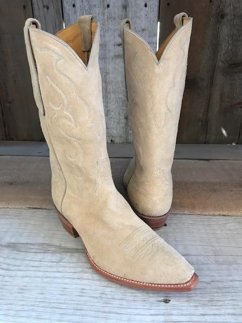 Natural Roughout Tres Outlaws Men's Classic Boot 4075