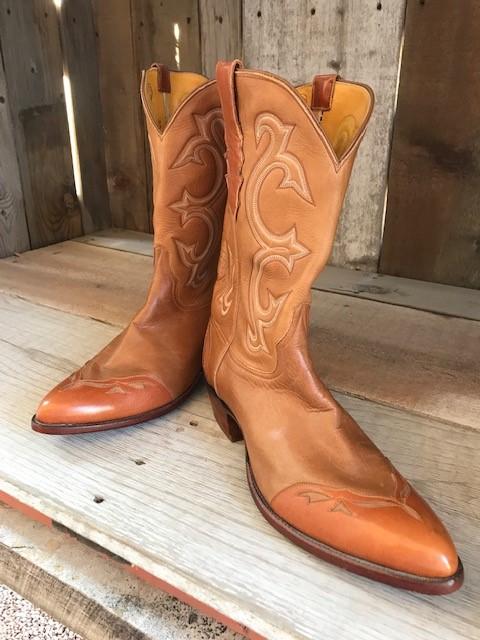 Peanut Calf & Kangaroo w/Wing Tip Tres Outlaws Men's Classic  4137@