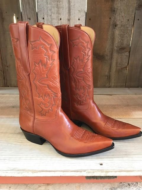 Cognac Kangaroo Tres Outlaws Men's Classic Boot 4149@