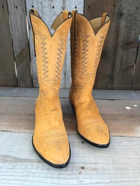 Golden Natural Roughout Tres Outlaws Men's Classic  Boot 4230@