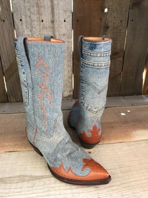 Blue Jean & Gator Tres Outlaws Men's Classic  Boot 4233@