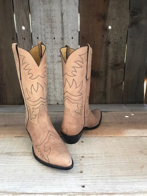 Natural Distress Calf Tres Outlaws Men's Classic Boot 4248@