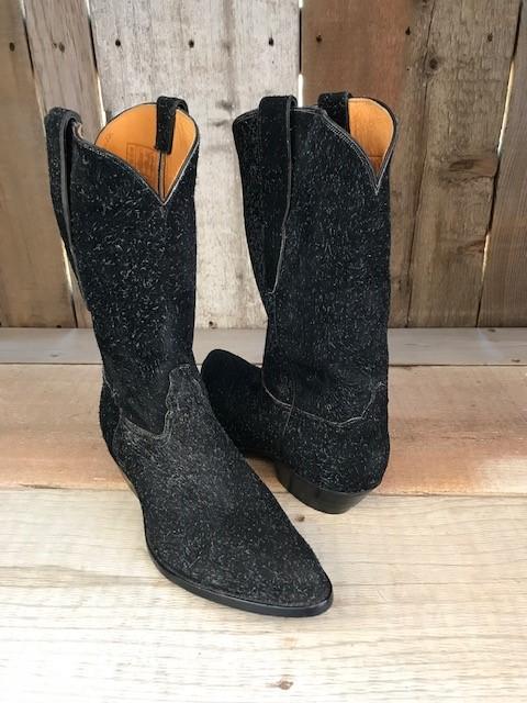 Black Speckle Roughout Tres Outlaws Men's Classic Boot 4322@