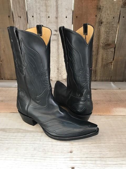 Black French Calf Tres Outlaws Men's  Classic  4604@