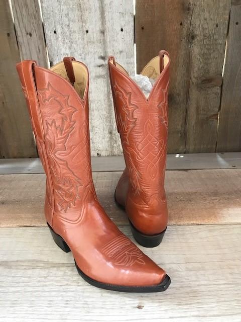 Cognac  Kangaroo Tres Outlaws Men's Classic Boot 3829