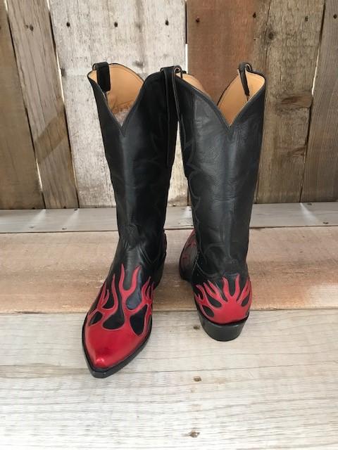 Kangaroo Johnny's Flames Tres Outlaws Men's Classic  Boot 3782@