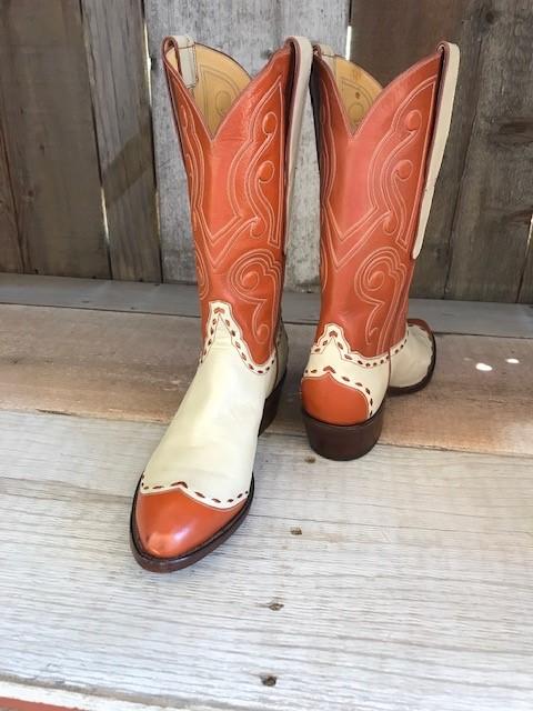 Bone & Cognac Kangaroo Tres Outlaws Men's Classic  3711@