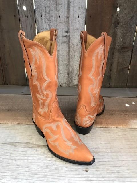 Peanut Nubuck All Over Stitch  Tres Outlaws Men's Classic  Boot 3728@