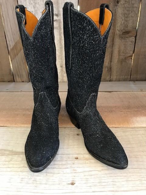 Black Speckle Suede  Tres Outlaws Men's Tall Boot 3623@