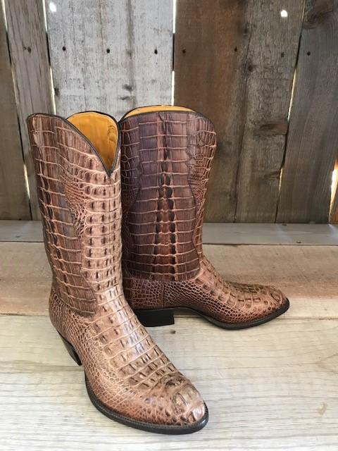 " Horn Back Gator " Tan Seamless Tres Outlaws Men's "Got Gator "Collection"  3481@
