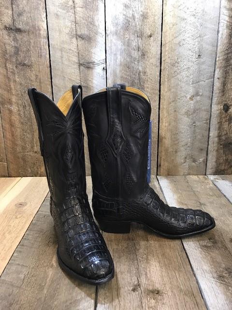 Black Gator Tail Tres Outlaws Men's Classic Boot 3921