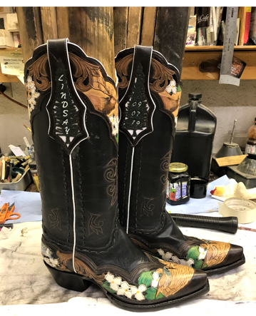 Custom wedding cowgirl sales boots