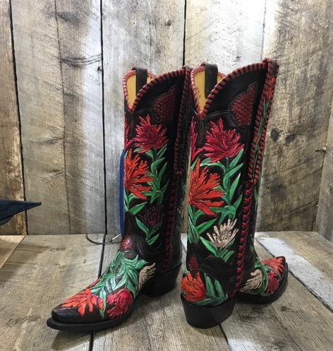 "Indian Paint Brush " Tres Outlaws Women's Classic "Wearable Art" 2426