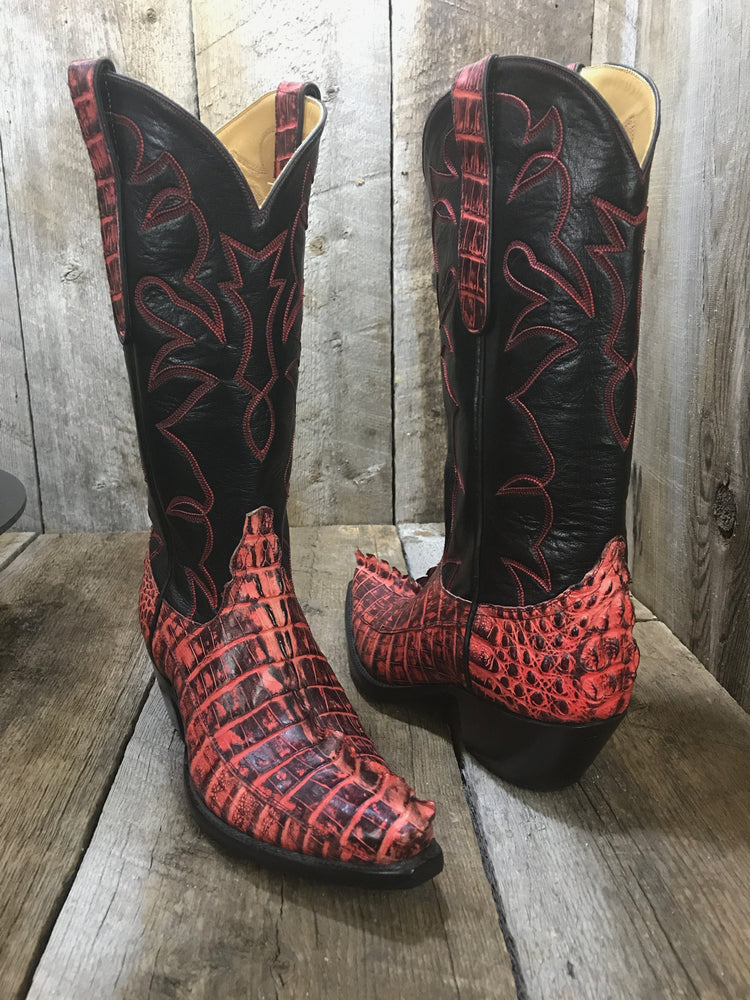 Red Gator Tail  Tres Outlaws Women's Classic  Boot 11111